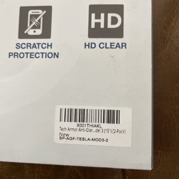 Tech Armor Anti-Glare/Anti-Fingerprint Screen Protector for Tesla 3 15” - Picture 4 of 4